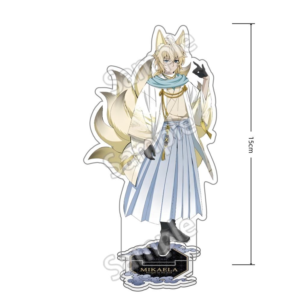 

Seraph of the End Acrylic Standee Double Sided Yuichiro Mikaela Anime Peripheral Desk Decoration Collectible Gift for Manga Fans 15 cm