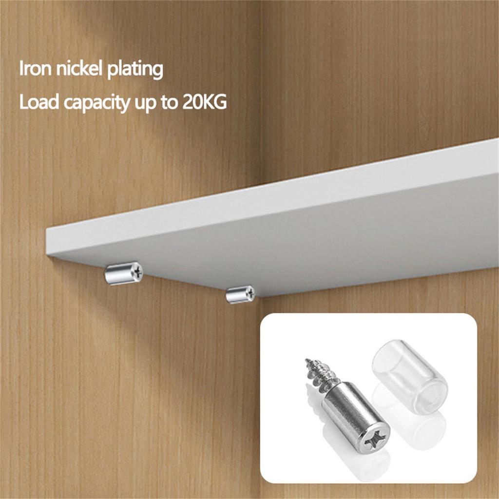 10/50 szt. Wkręt samogwintujący Uchwyt płyty warstwowej Wsporniki przegrody szafy Wkręt mocujący z tuleją antypoślizgową Łatwy w montażu