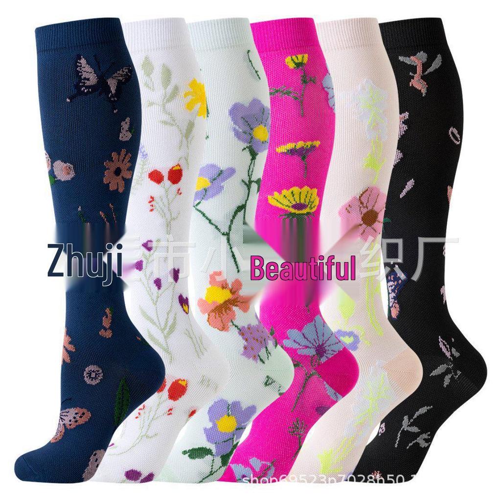 Unisex Long Compression Socks for Cycling, Running, and Marathon