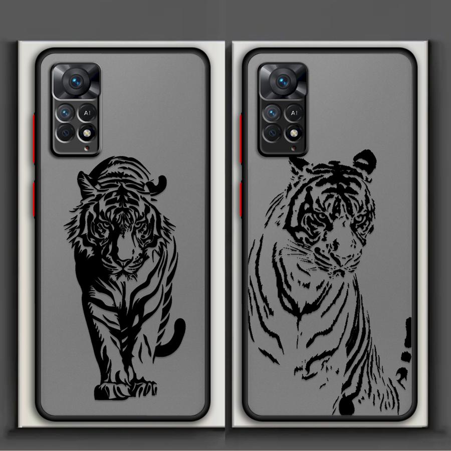 Cool Tiger Art Funda Back Phone Cover Case for Xiaomi Redmi Note 15 Pro 12 13C 9S A4 14 14C 11 10 13