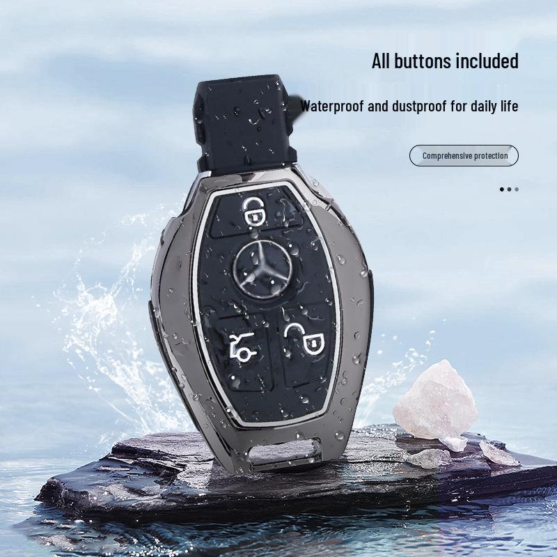 Metal Key Shell for Mercedes E-Class E260L, S-Class, GLE, GLS