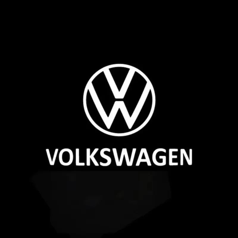 For VW VOLKSWAGEN New For VW Volkswagen Passat CC Lamando Touran Touareg Tiguan Eos Golf Car Door Logo Courtesy Lamp Laser Proje