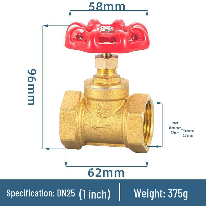 All-copper High-temperature Stop Valve for DN15 To 2-inch Pipes, Compatible with Steam, Air Conditioning, and Water Systems.