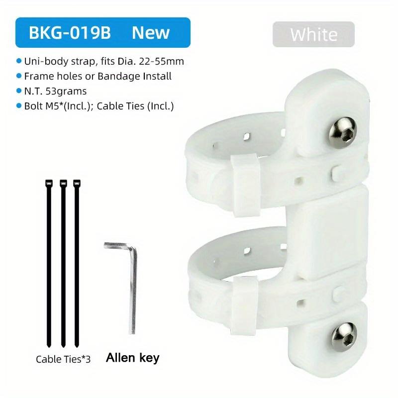 

Адаптер для крепления велосипедного чайника, силиконовый бандаж, ремешок для держателя бутылки, кронштейн для крепления велосипедной бутылки, аксессуары для велосипеда белый