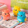 Simulation Animal Owl Clockwork Toy Children's Cartoon Winding Creative Press Owl Inertia Toy Small Baby Birthday Gifts