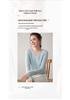 Autumn/Winter Cashmere Knit Base Layer Shirt - Soft, Comfortable, Versatile, and Slimming Loose Fit.