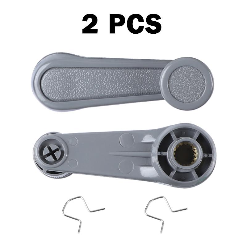 Car Window Winder Handle Gray Left Right Window Handle For Toyota Landcruiser 4runner Camry Corolla 69260-10040 Auto Accessories 2PCS