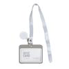 Lanyards Credential Holder Transparent Retractable Badge Reel with Lanyard Nurse Accessories for Work Removable ID Card Holder