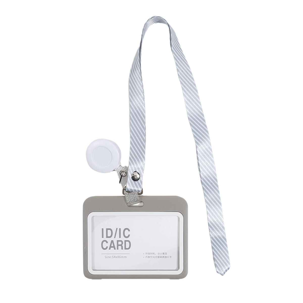 

Ланьярды Держатель для бейджа Прозрачный Выдвижной Бейдж-ролик с ланъярдом Аксессуары для работы медсестры Съемный Держатель для ID-карты Horizontal белый