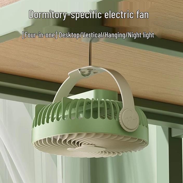 Portable USB Clip-On Silent Fan for Desktop, Dorm, Stroller, and Wall Mount