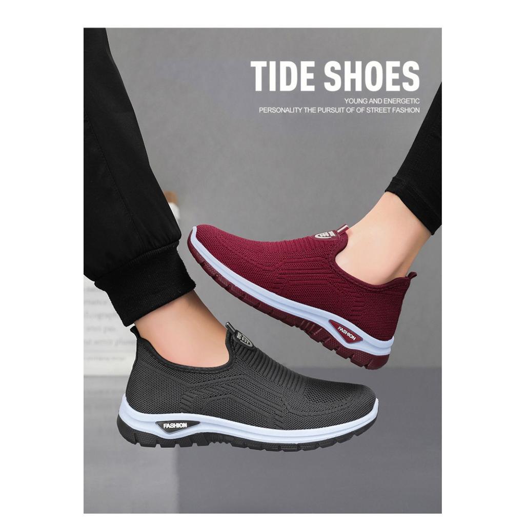 Men's Summer New Mesh Breathable Single Shoes, Couple's Walking Shoes