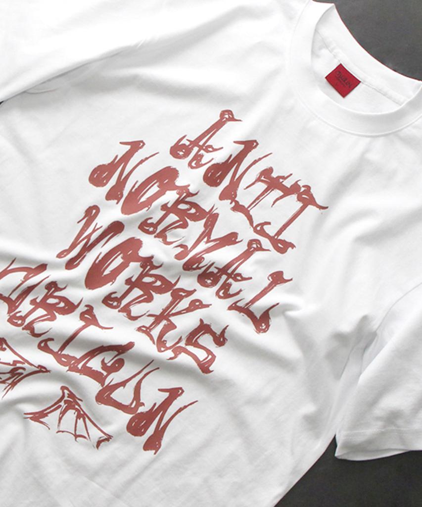 Keuligeon Anti-Normal Crigun Semi-Overfit Short Sleeve Tee White