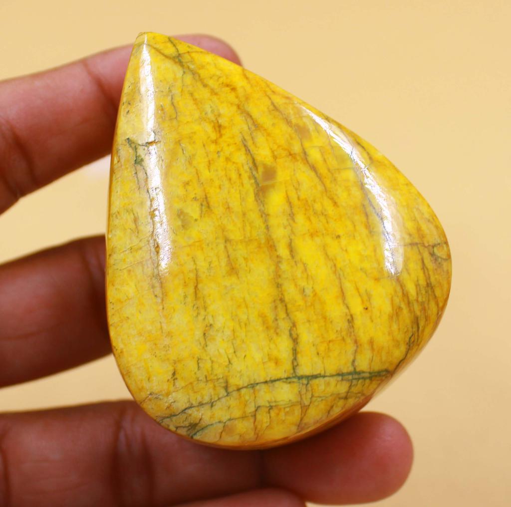 950 Carat Washington's Birthday Pear Shape Certified Yellow Beryl Natural Loose Gemstone SN171