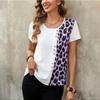 Women's Short Sleeve Casual Round Neck T-shirt