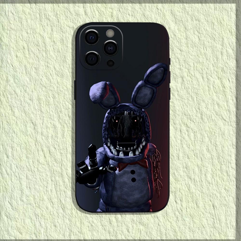 Five-Nights-At-Freddys F-Fnaf Phone Case For iPhone 16,15,14,13,12,11,Pro,X,XS,Max,XR,Plus,Mini Soft Black Cover