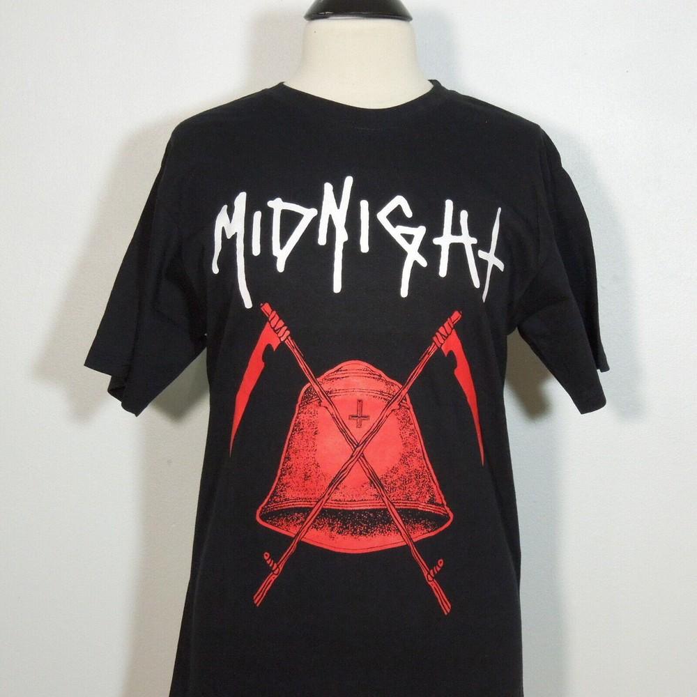 MIDNIGHT Complete and Total M MEDIUM T-Shirt Black Mens Band Logo Unisex T-Shirt XXXXL