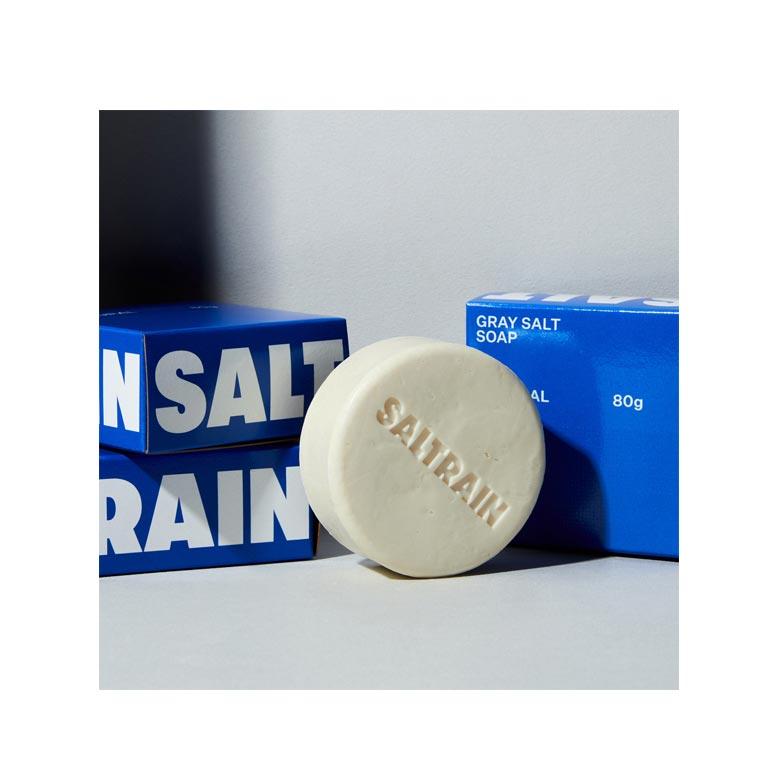 

SALTRAIN Мыло с серой солью 80г