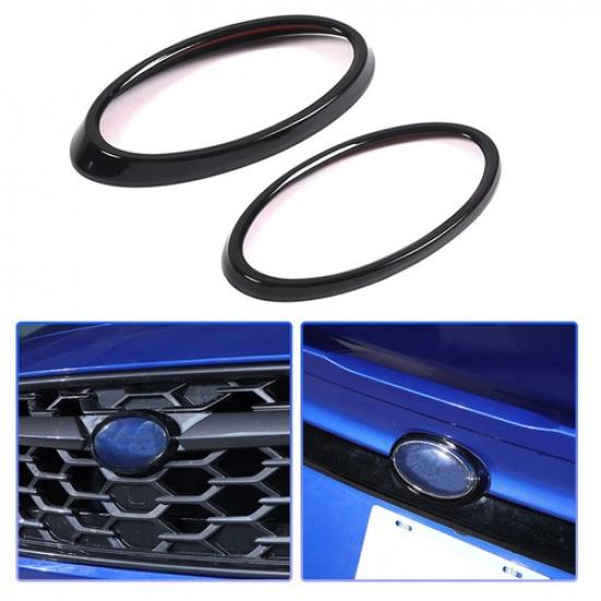 Gloss Piano Black Exterior Door Handle Window Louver Trim Set For Subaru WRX 22+