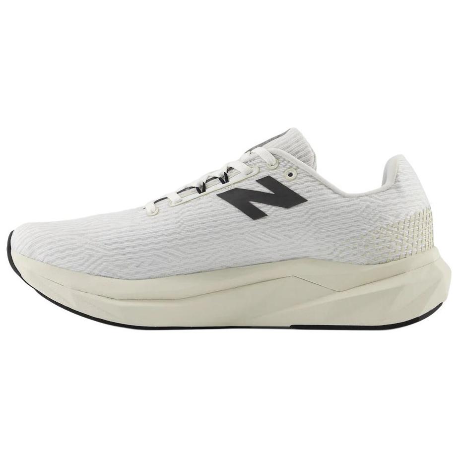 New Balance FuelCell Propel v5 White Black Cement Men Sneakers Linen MFCPRCW5