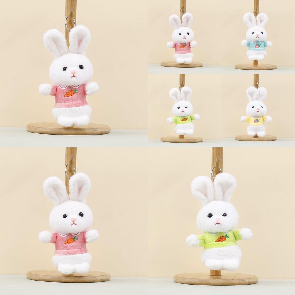 Plush Bunny Keychain With Carrot Design For Kids And Teen Gifts