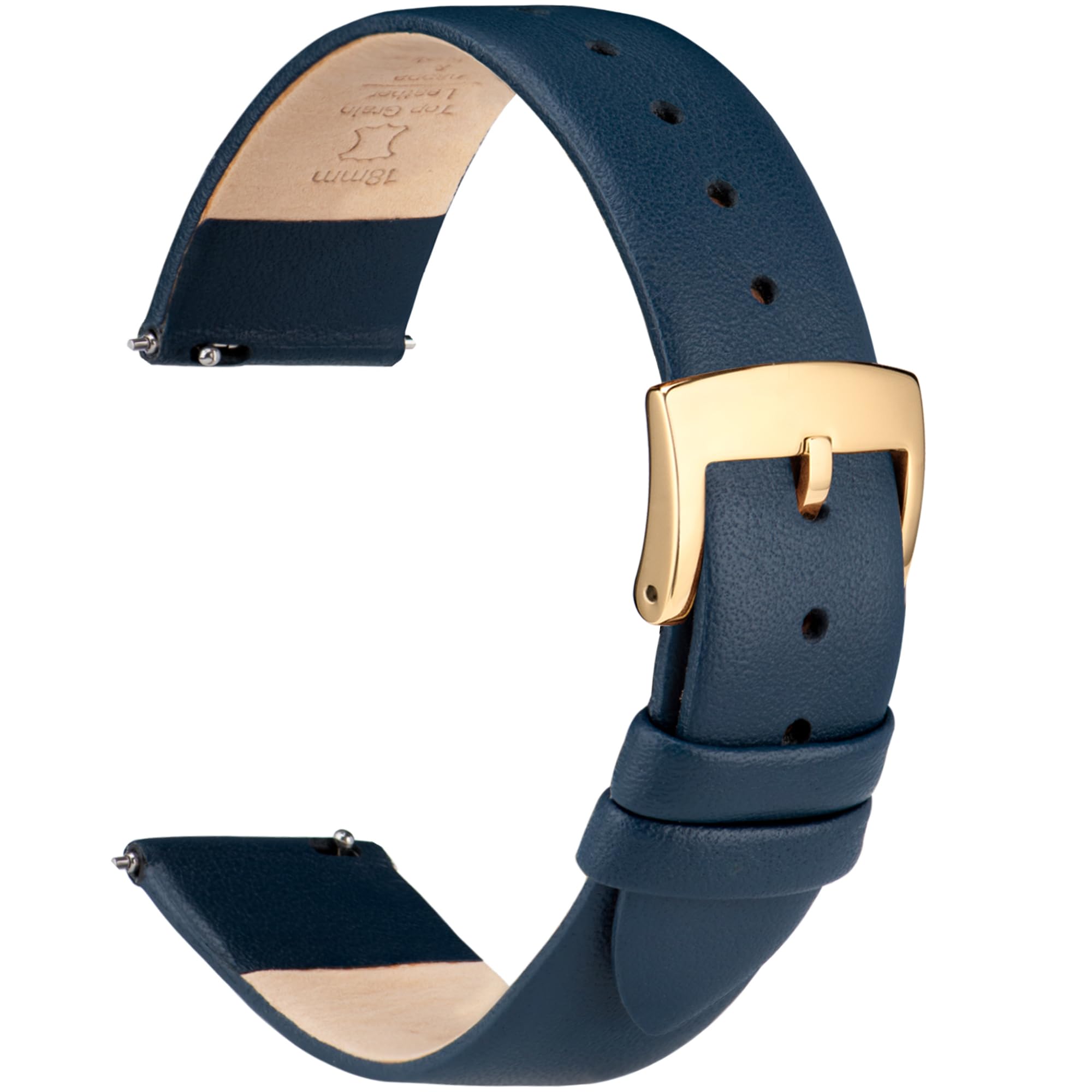 

[OTTOODY] Genuine Leather Watch Band, Watch Strap 12mm, 14mm, 16mm, 18mm, 20mm, 22mm, Elegant 14 mm