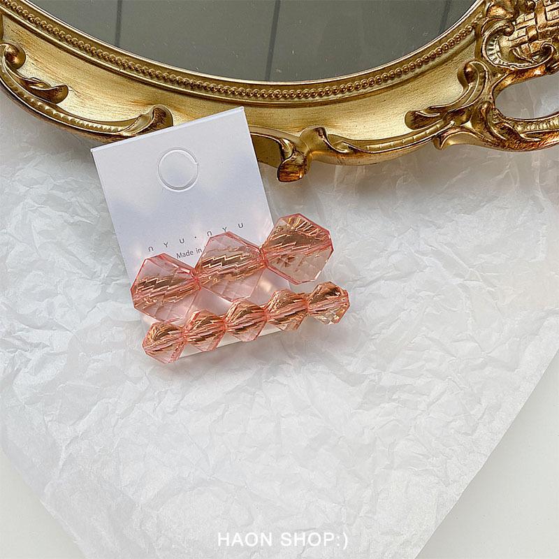 

Colorful Korean Square Hair Clip for Girls - Cute Retro Bangs and Side Accessory