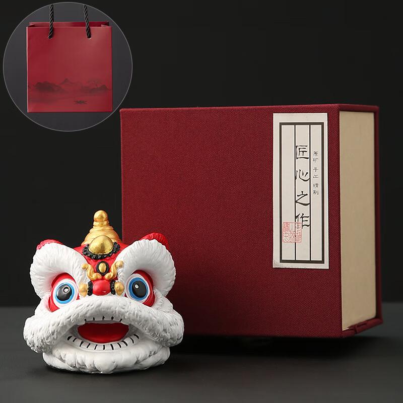 Foshan Lion Dance Head Statue
