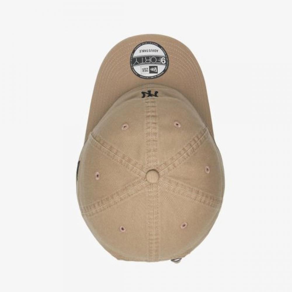 New Era New York Yankees Washed Mini Logo Unstructured Ballcap Camel