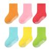 New Kids Anti-Slip Socks Solid Cotton Non-Slip Gripper Baby Indoor Play Socks Breathable Toddler Floor Socks