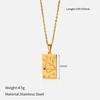 Titanium Steel Women Necklace Fade Resistant Collarbone Chain Minimalist Small Pendant Jewelry Accessory