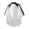 Tops Are Loose And Breathable Sports Large Size Men's Casual Half-zip Short-sleeved T-shirts