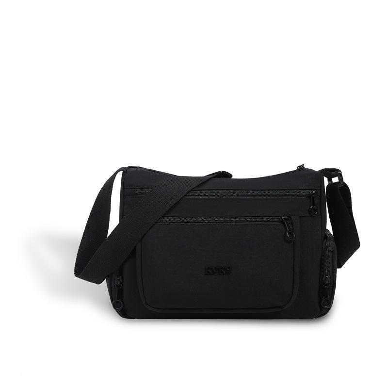 

Повседневная и универсальная одноплечевая сумка-кроссбоди большой вместимости для деловых поездок чёрный