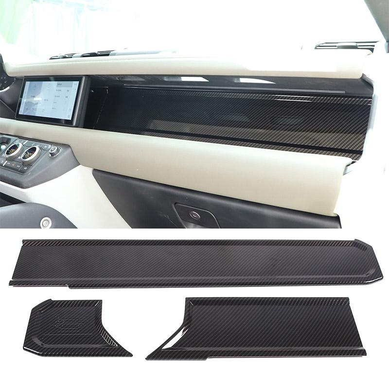 ABS Carbon Fiber For Land Rover Defender 110 2020-2026 Car Interior Modification Protection Cover Decorative Patch Accessories