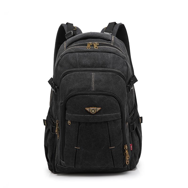 Vintage Canvas Laptop Backpack 15.6