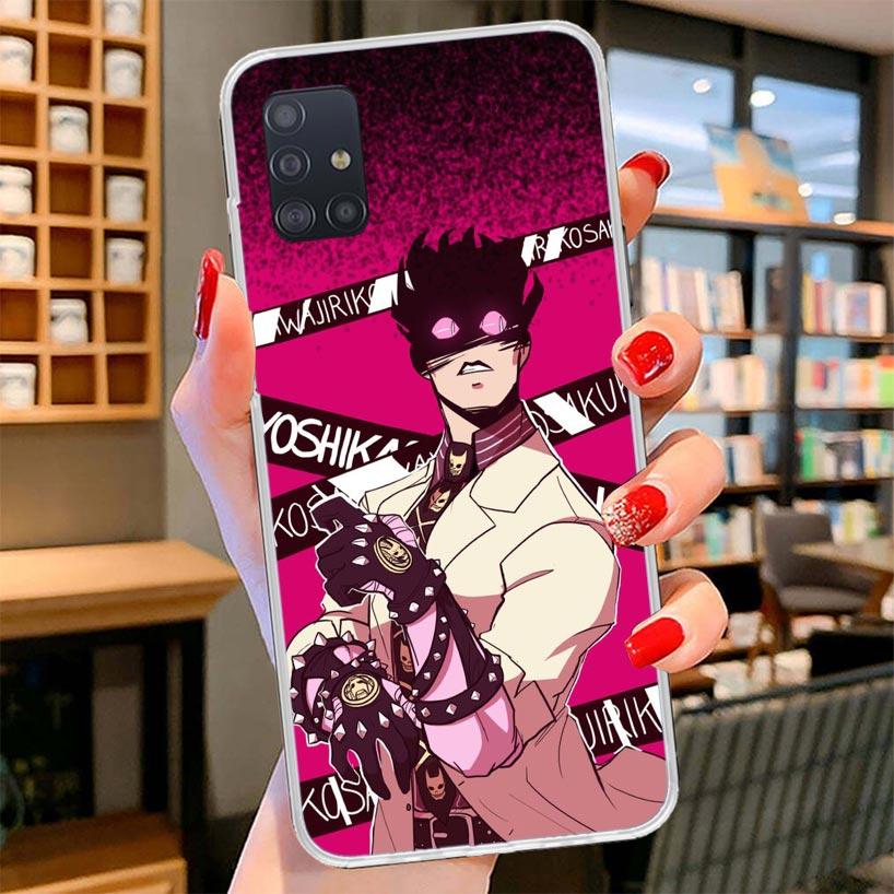 JoJo Bizarre Adventure Cover Phone Case For Samsung Galaxy A12 A22 A32 A52 A72 A02S Phone Case Note 20 Ultra 10 S10 Plus A51 A71