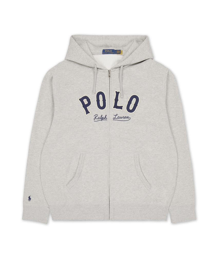 Polo Ralph Lauren Rl Fleece Western Logo Hoodie - Grey