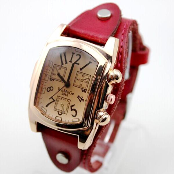 New  Watches Women Fashion Ladies Watches Womage Vintage Fashion Rose Gold Square Head Quartz Watches Womens wristwatch