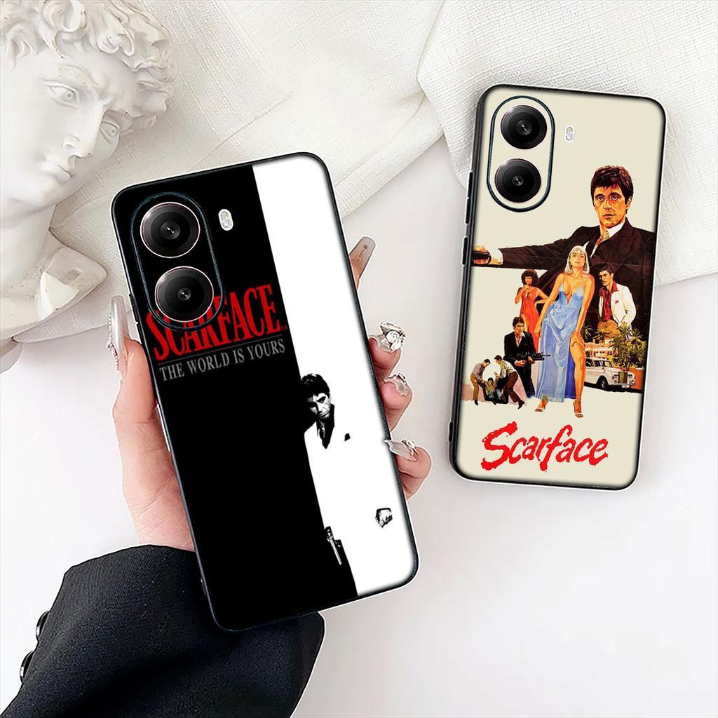 Scarfaces Al Pacinos Tony Montanas Phone Case for Xiaomi Poco C85 C65 C75 X7 X6 M6 M8 F7 F8 Ultra F6 Pro Cover Casing