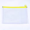 Thickened Waterproof A4 Zipper Document Bag - PP Plastic, Transparent, for Student Papers & Stationery Storage