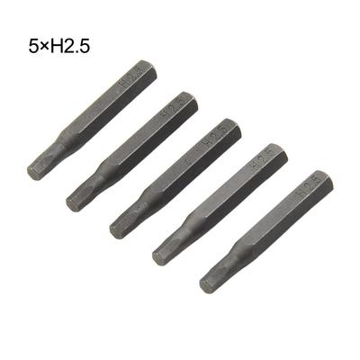 Magnetic H4 Hex Screwdriver Bits 4mm Shank for Easy Installation (Set of 5)