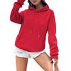 Oversized Hooded Sweatshirt Women Men Loose Fit Casual Solid Color Long Sleeve Pullover 2026