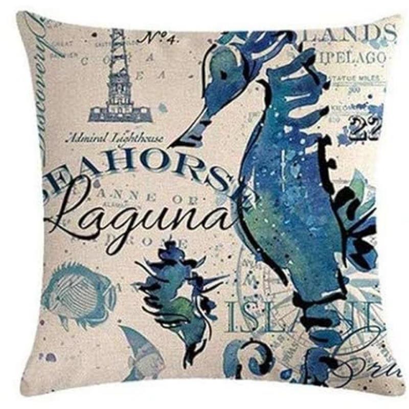 

Морской осьминог хлопковая наволочка подушка наволочка 45x45 см подушки декор дома наволочка домашний декор 350mmx350mm