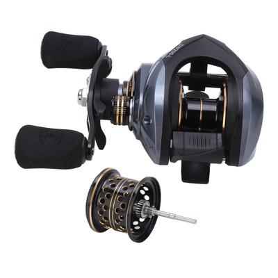 DW200 Baitcasting Reel Lure Fishing Reel 7.2:1 Ratio 18+1BB with Metal Wire Cup Dual Brake System for Outdoor