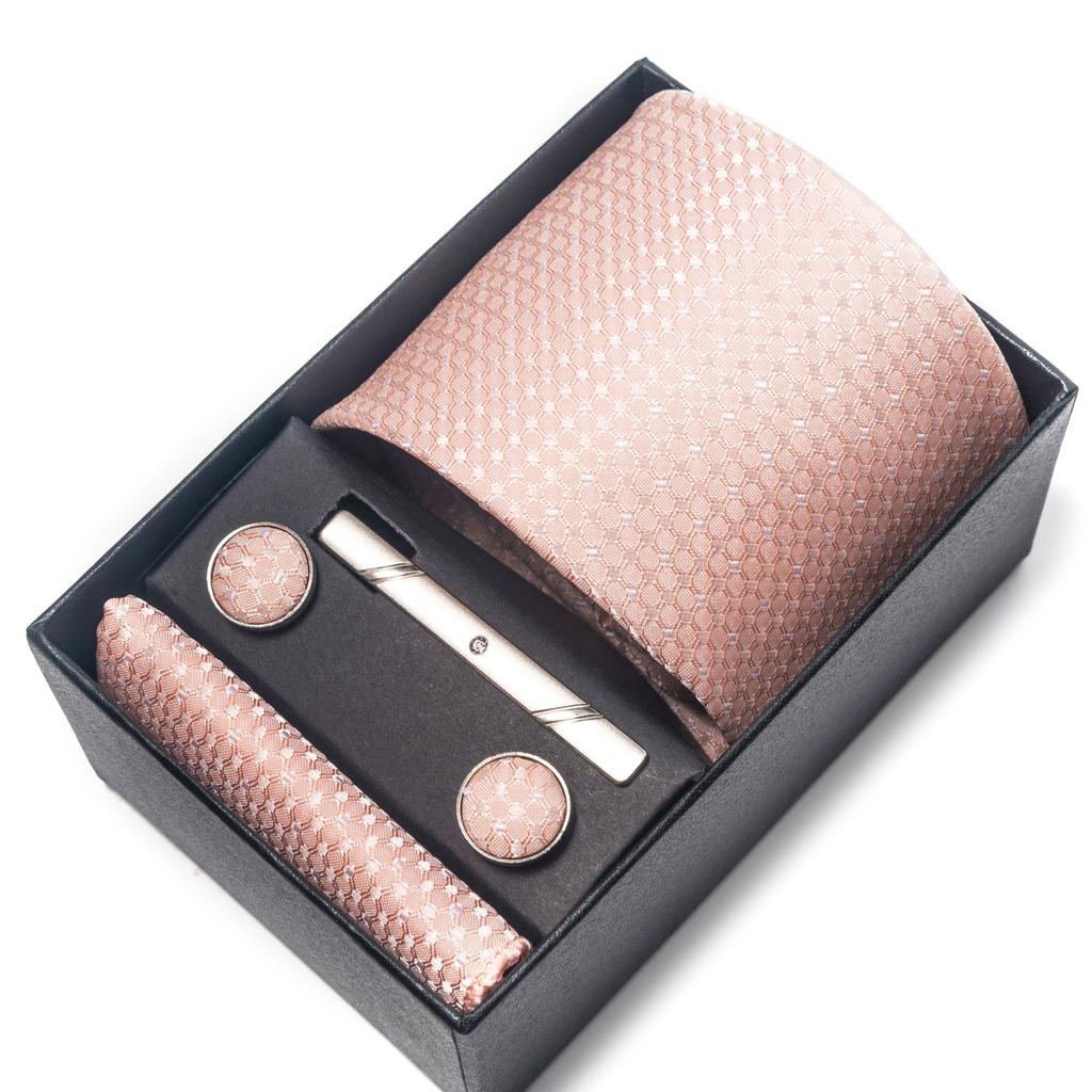 1200-Pin Men'S Tie Net Color Gift Box Tie Set Group Business Dress Wedding Tie Factory