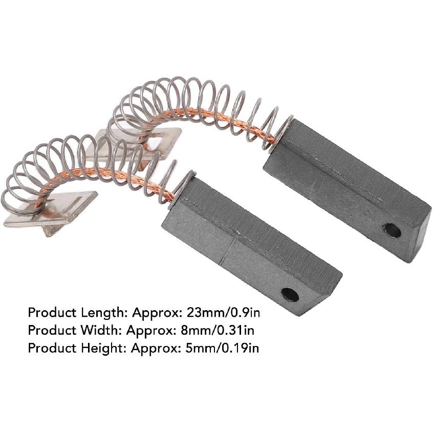 Acouto Сменные угольные щетки двигателя 4 шт. Комплект щеток генератора A647X50870 Металлический комплект щеток генератора Замена для IR IF