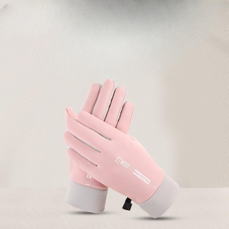 For Men and Women Winter Fleece Outdoor Sports  Cycling Driving  Fingerless Touch Screen  Waterproof Anti Slip and Windproof