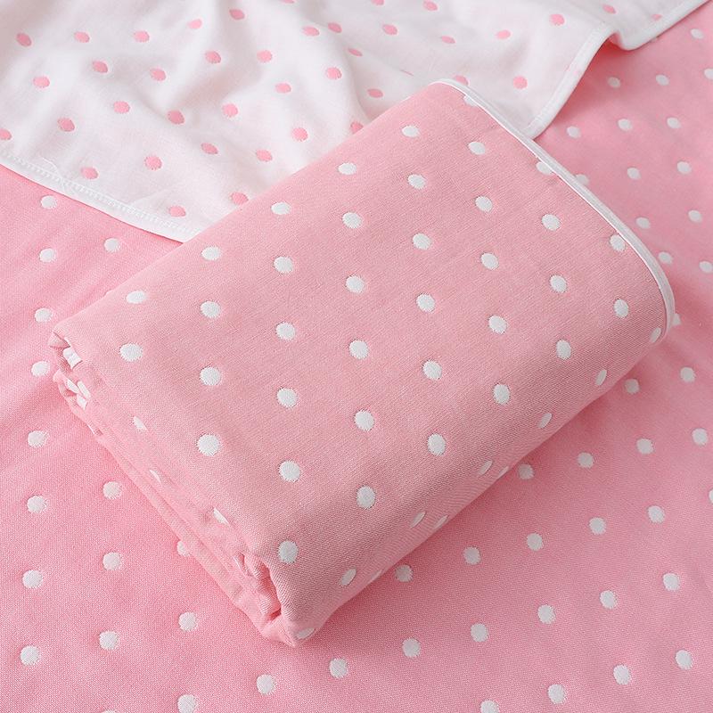 Newborn Jacquard Six-Layer Gauze Bath Towel and Summer Blanket for Babies and Toddlers.