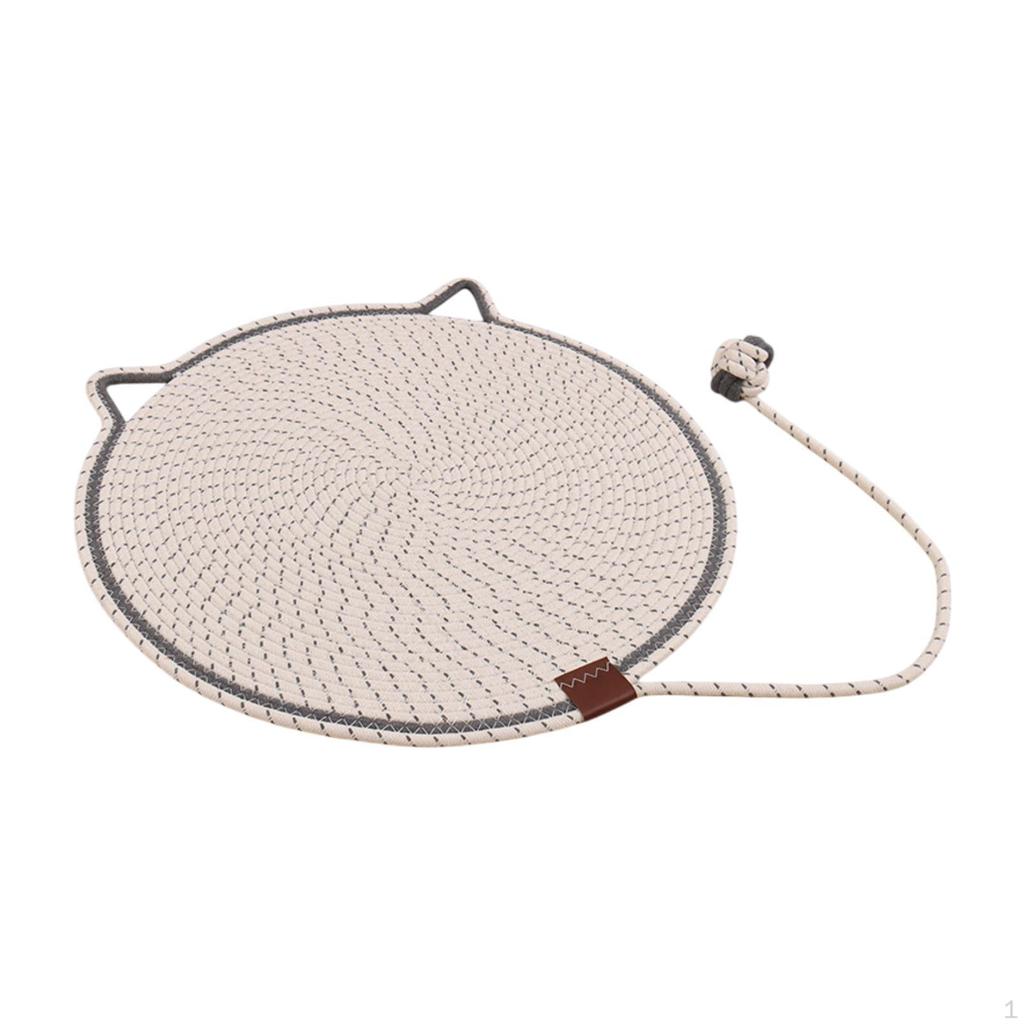 Cat Scratcher Mat Furniture Protector Cotton Rope Horizontal Scratch Pad Scratching for