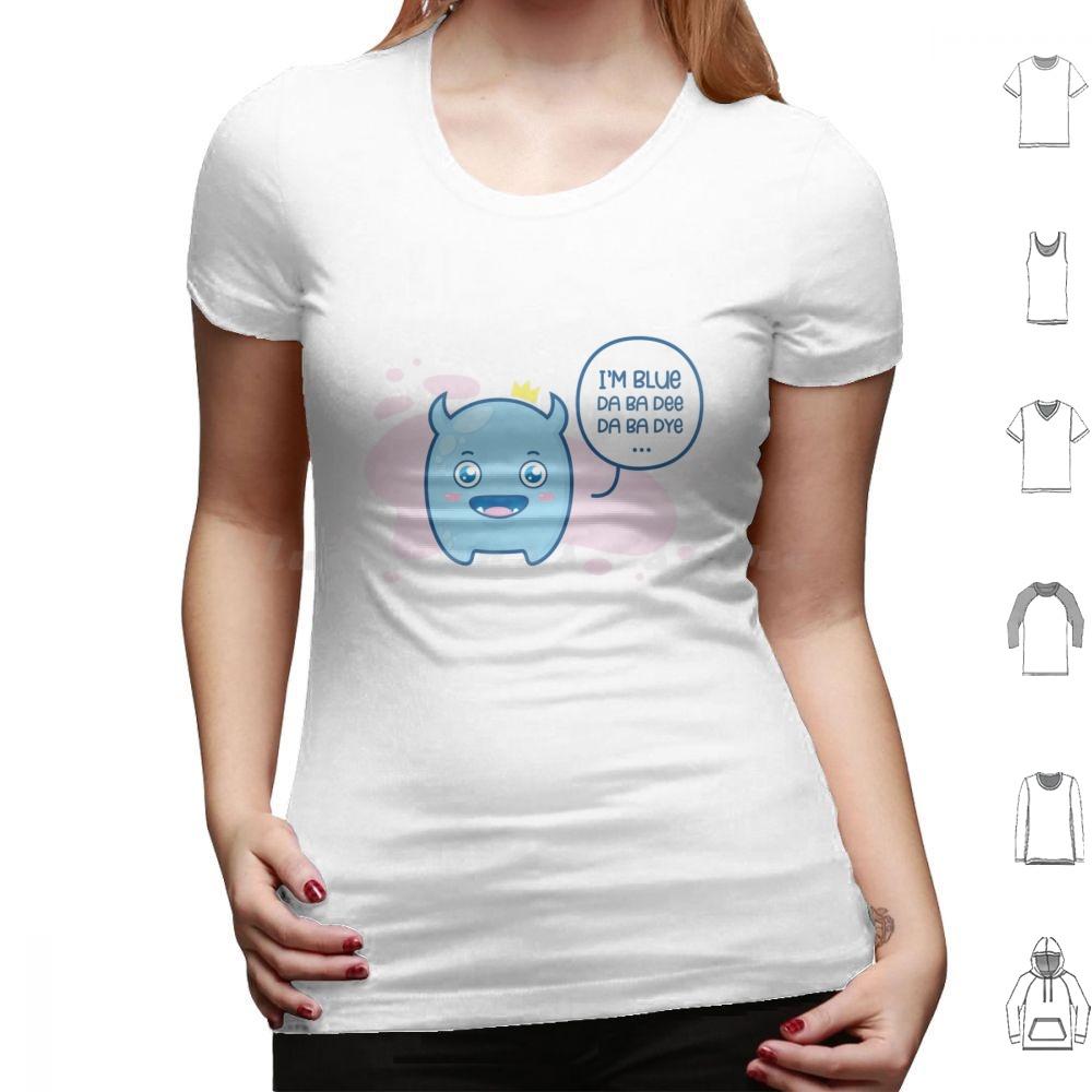 Im Blue  Da Ba Dee Da Ba Dye  T Shirt Big Size 100 Cotton Im Blue Da Ba Dee Da Ba Dye Da Ba Die If I Was Green I Would Die