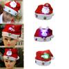 Set of 5 LED Christmas Hats for Children, Festive Light Up Santa Caps for Kids Party, Perfect for Boys and Girls